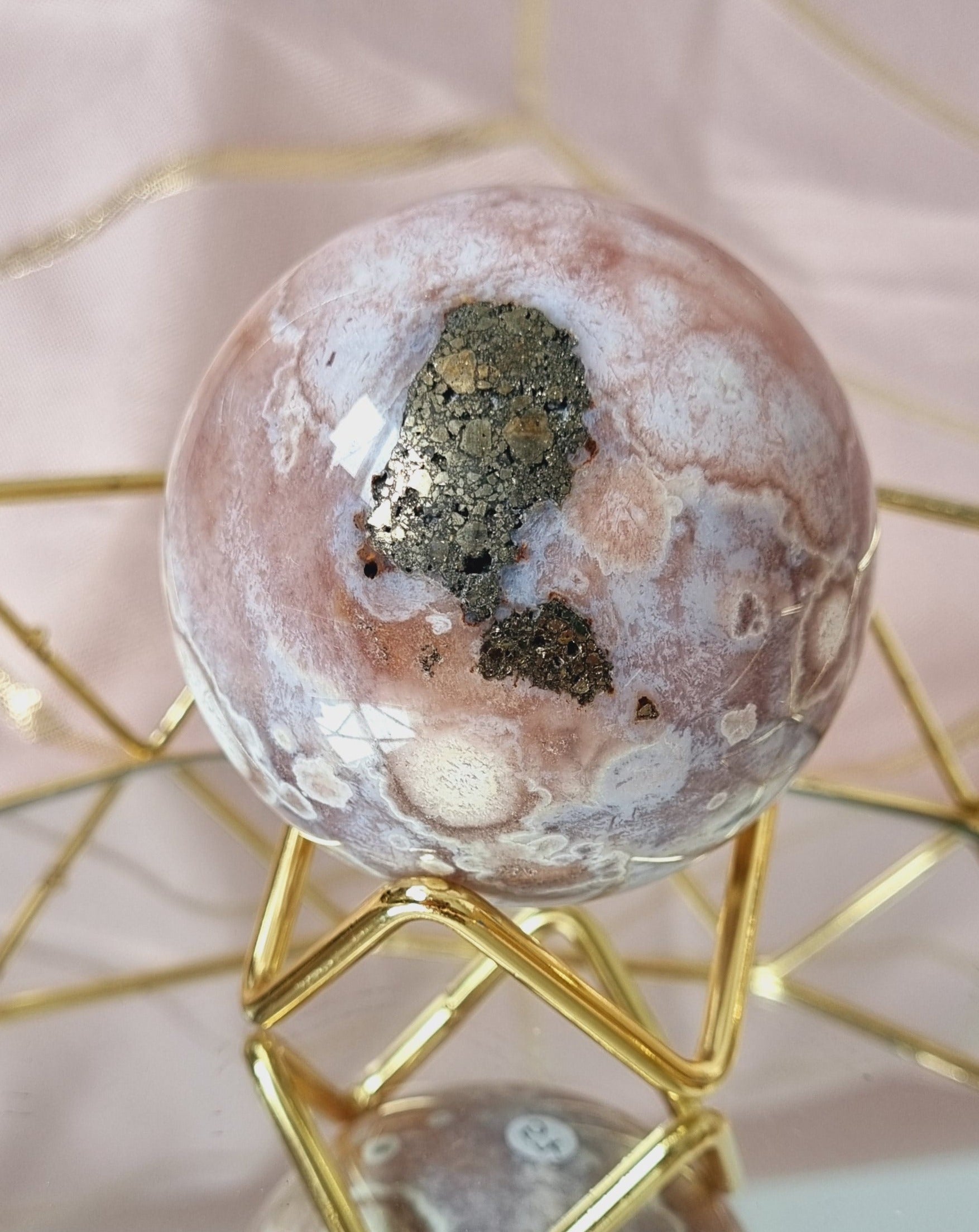 pink amethyst sphere