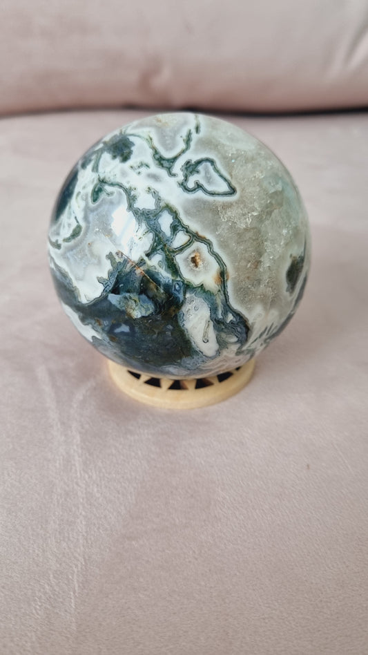 Moss Agate Sphere