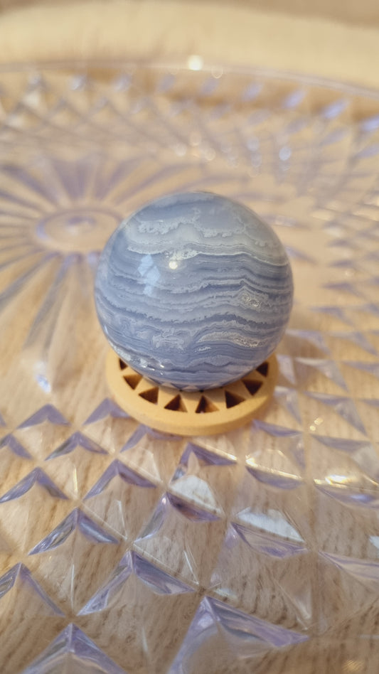 Blue Lace Agate Sphere