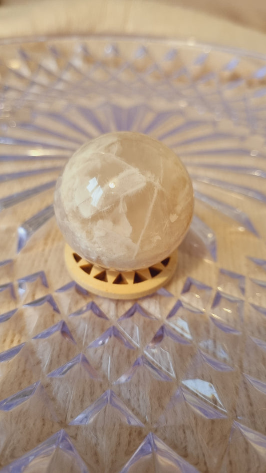 Snow Quartz Sphere