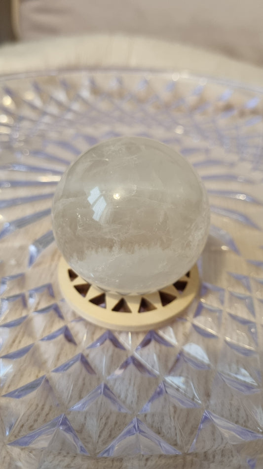 Snow Quartz Sphere