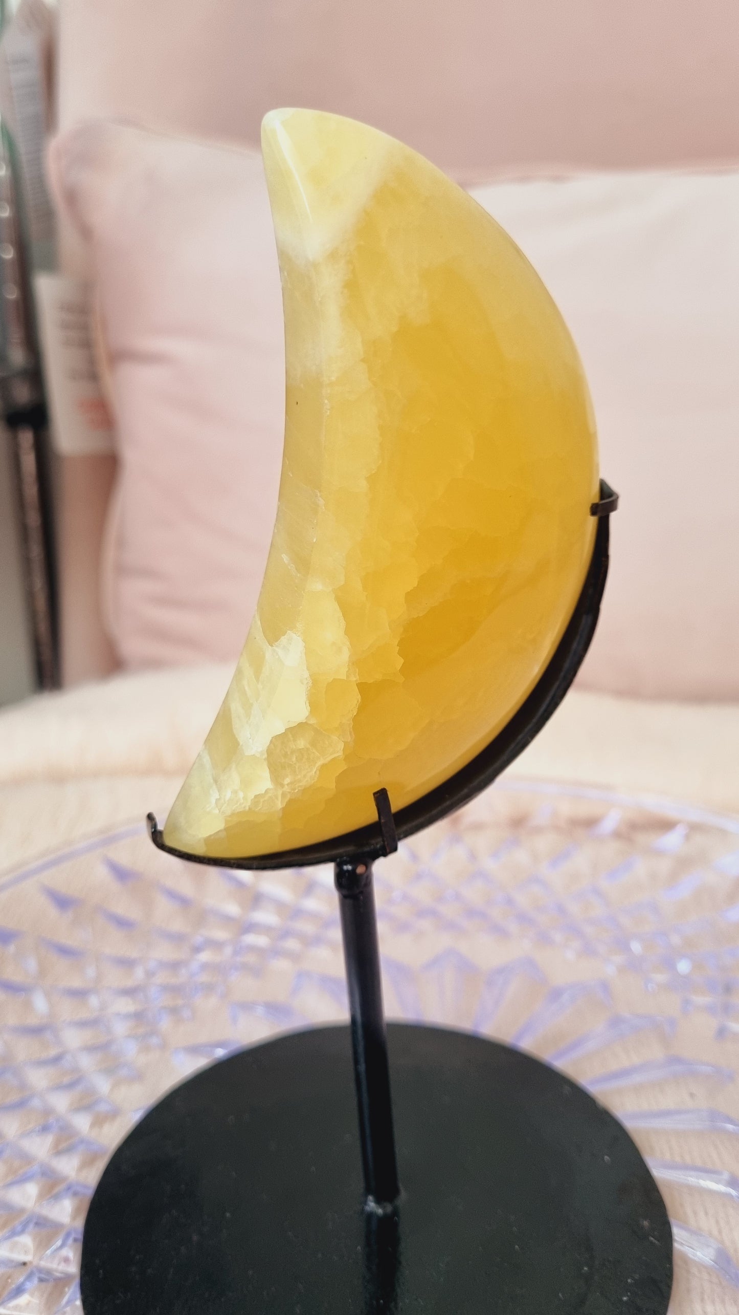 Lemon Calcite Moon