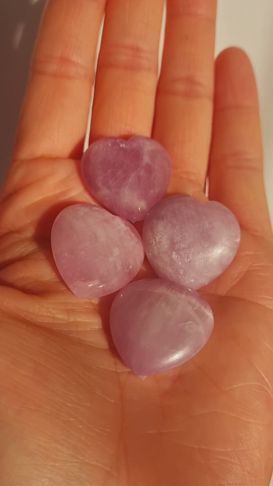 Kunzite Hearts